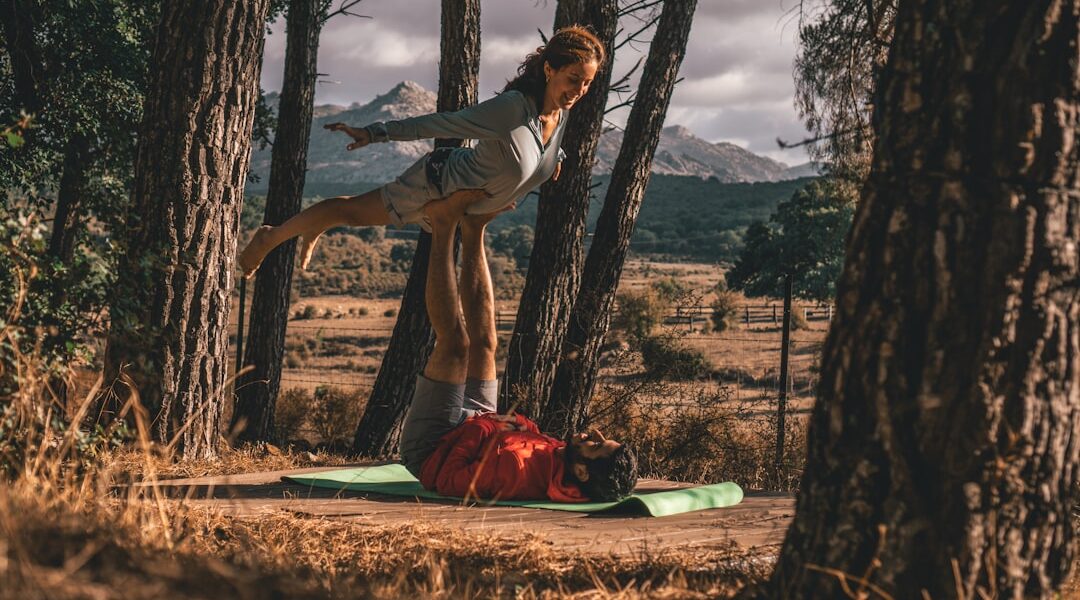 Photo Outdoor yoga